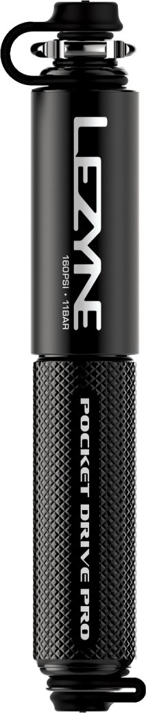 Lezyne Hand Pump Mini Pocket Drive PRO black-ONESIZE-Matt Black